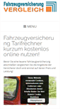 Mobile Screenshot of fahrzeugversicherung-vergleich.de