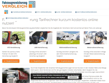 Tablet Screenshot of fahrzeugversicherung-vergleich.de